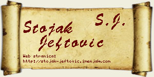 Stojak Jeftović vizit kartica